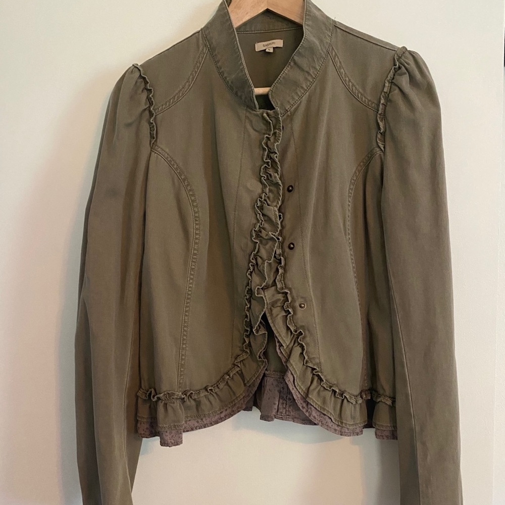 Women’s Sashimi ruffle detail jacket